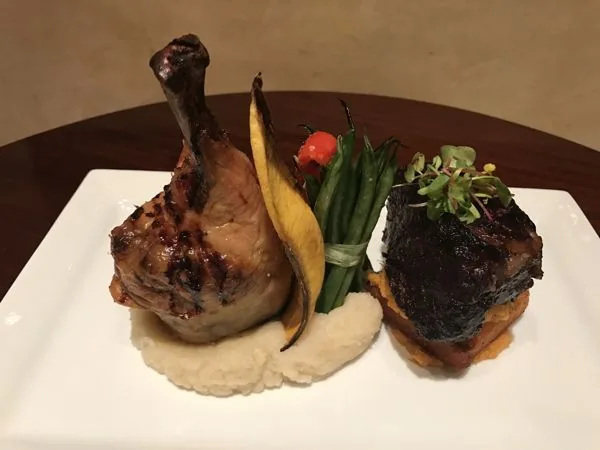 Plated main course