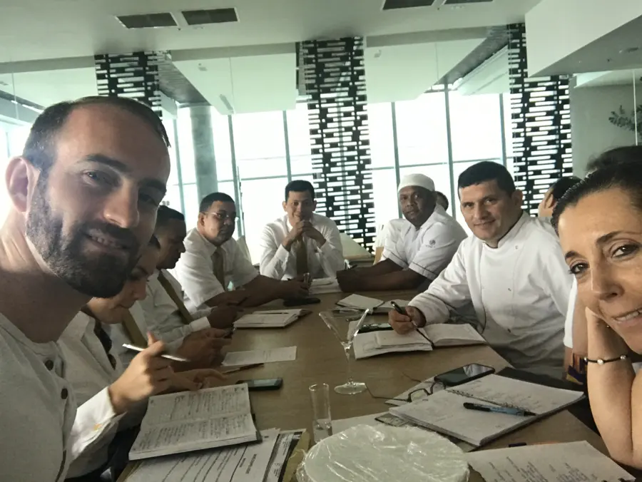 Planning the event together with the local team